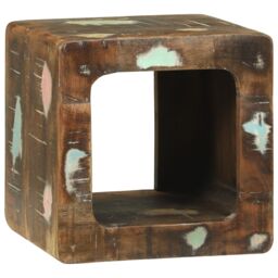 Berkfield Home TV Unit 36x36x30 cm Solid Wood Reclaimed in Brown - Size: 36 x 36 x 30 cm - thumbnail 3