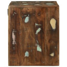 Berkfield Home TV Unit 36x36x30 cm Solid Wood Reclaimed in Brown - Size: 36 x 36 x 30 cm - thumbnail 6