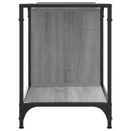 Berkfield Home TV Cabinet Grey Sonoma 153x37x50 cm Engineered Wood - Size: 153 x 37 x 50 cm - thumbnail 5