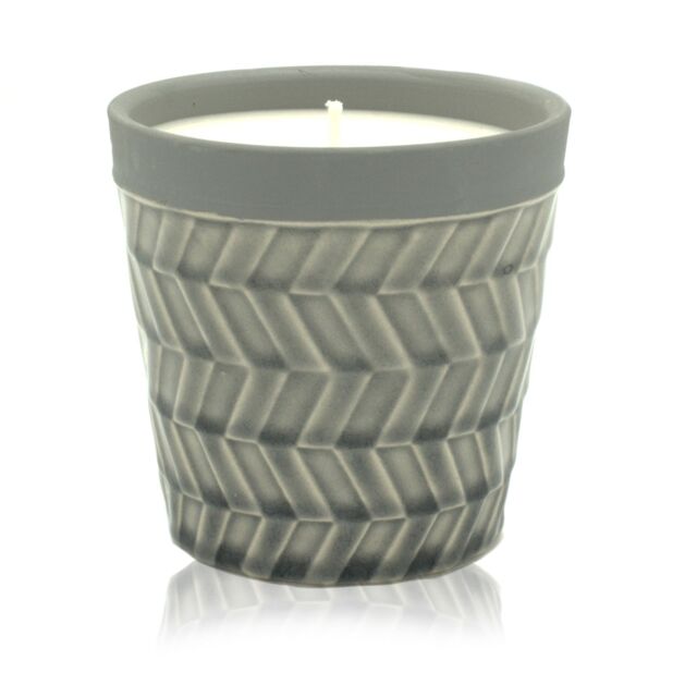 KDMD Home is Home Candle Pots - Vintage Garden in Grey - image 1