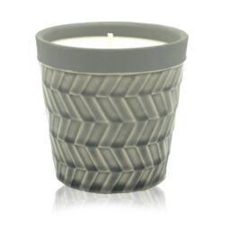 KDMD Home is Home Candle Pots - Vintage Garden in Grey