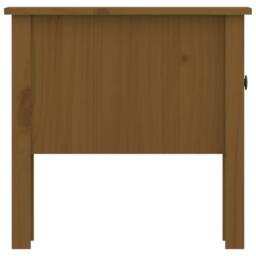 Berkfield Home Side Table Honey Brown 50x50x49 cm Solid Wood Pine - Size: 50 x 50 x 49 cm - thumbnail 8