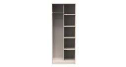 Ready Assembled 2 U Dallas Open Wardrobe (Ready Assembled) in Taupe