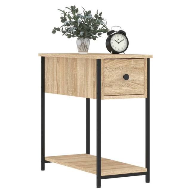 Berkfield Home Durable Bedside Cabinets 2 pcs Sonoma Oak 30x60x60 cm Engineered Wood in Brown - Size: 30 x 60 x 60 cm - image 1