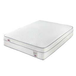 Somnior Gel Memory Foam Hybrid High Loft Pocket Mattress for Extra Support Pressure Relieving Made in UK in White - Size: Double - thumbnail 5