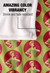 Warner Brothers Scooby Doo Officially Licensed Silky Touch Super Soft Throw Blanket 152 x 127 cm in White - thumbnail 4