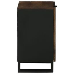 Berkfield Home Bathroom Cabinet 38x33.5x58 cm Solid Mango Wood in Brown - thumbnail 4