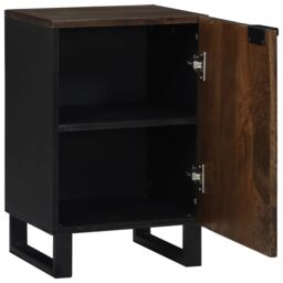 Berkfield Home Bathroom Cabinet 38x33.5x58 cm Solid Mango Wood in Brown - thumbnail 2
