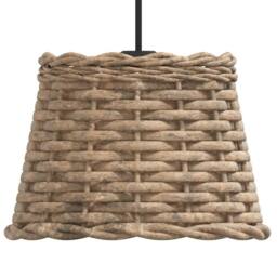Berkfield Home Ceiling Lamp Shade Brown √ò20x15 cm Wicker - Size: 20x15 cm - thumbnail 4