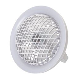 Happy Homewares Modern Rechargeable 3 Speed Desk Fan with LED Dimmable Halo Ring Light in White - thumbnail 5