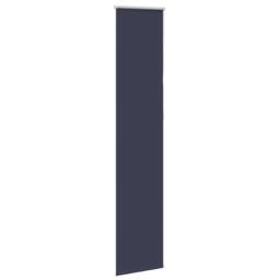 Berkfield Home Roller Blind Blackout Marine 45x210 cm Fabric Width 40.7 cm Polyester in Navy