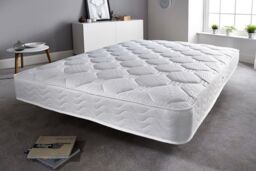 Somnior Hybrid Premium Bonnell Spring Mattress in White - Size: Small Single - thumbnail 1