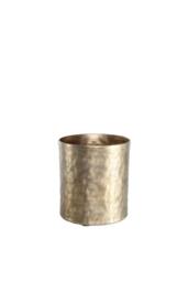 KDMD Apollo Cylinder Antique Gold Pot 17cm - thumbnail 2