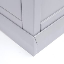 Cabinet Bits Rocca 5 Drawer Narrow Chest of Drawers Brass Knob in Grey - thumbnail 6
