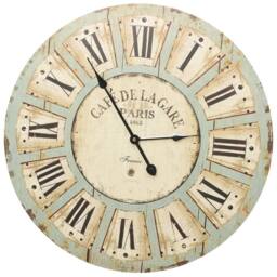 Berkfield Home Wall Clock Multicolour 60 cm MDF - thumbnail 1