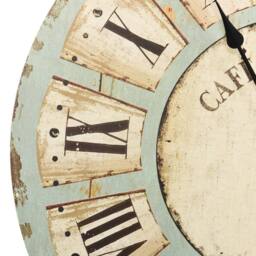 Berkfield Home Wall Clock Multicolour 60 cm MDF - thumbnail 4