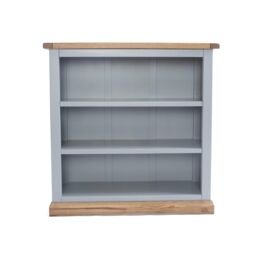 Cabinet Bits Bookcase with plinth 90x90x30cm in Grey - Size: 90 x 90 x 30 cm - thumbnail 1