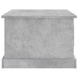 Berkfield Home Decorative Coffee Table Concrete Grey 50x50x35 cm Engineered Wood - Size: 50 x 50 x 35 cm - thumbnail 8