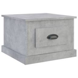 Berkfield Home Decorative Coffee Table Concrete Grey 50x50x35 cm Engineered Wood - Size: 50 x 50 x 35 cm - thumbnail 3