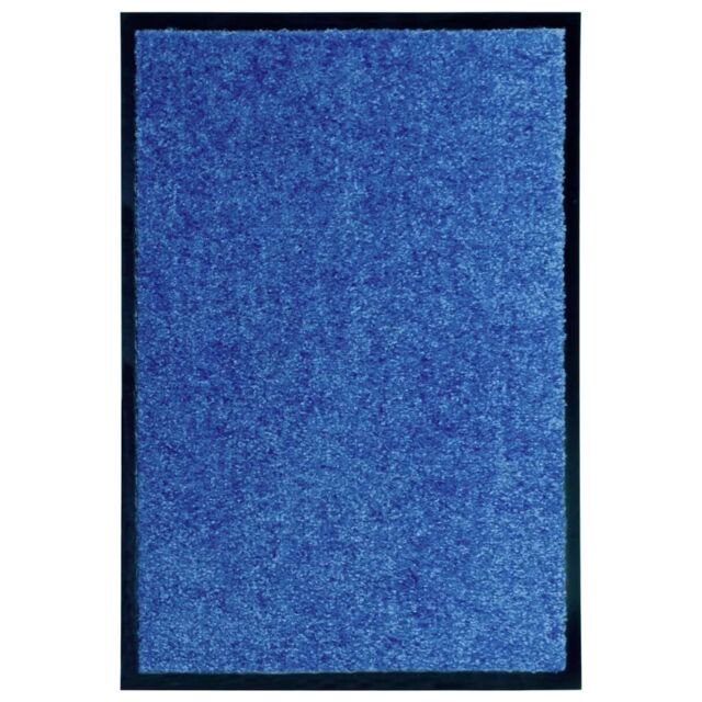 Berkfield Home Doormat Washable Blue 40x60 cm - image 1