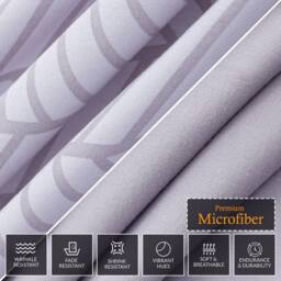 Pamposh Luxury Duvet Cover Set King Size Reversible Bedding Sets in Mauve - Size: Double - thumbnail 7