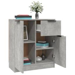 Berkfield Home Sideboard Concrete Grey 60x30x70 cm Engineered Wood - Size: 60 x 30 x 70 cm - thumbnail 5