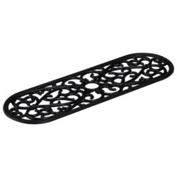 Berkfield Home Stair Treads 10 pcs 25x75 cm Rubber in Black - Size: Medium - thumbnail 4
