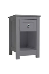 Living and Home One Drawer Small Side Table in Grey - thumbnail 4