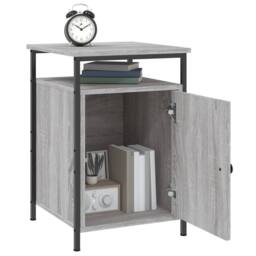 Berkfield Home Bedside Cabinets 2 pcs Grey Sonoma 40x42x60 cm Engineered Wood - Size: 40 x 42 x 60 cm - thumbnail 5