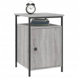 Berkfield Home Bedside Cabinets 2 pcs Grey Sonoma 40x42x60 cm Engineered Wood - Size: 40 x 42 x 60 cm - thumbnail 4