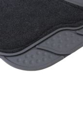 JVL Contour Luxury Car Mat Set in Black - Size: 40 cm x 60 cm - thumbnail 2