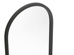 Vente-unique Large Arched Paulownia Wood Mirror - L65 X H170 Cm - Black - SHANGI - thumbnail 6