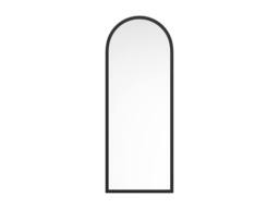 Vente-unique Large Arched Paulownia Wood Mirror - L65 X H170 Cm - Black - SHANGI - thumbnail 5