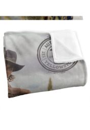 Yellowstone Kayce On The Fence Silky Touch Super Soft Throw Blanket 152 X 127 cm in White - thumbnail 3
