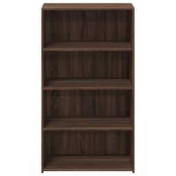 Berkfield Home Highboard Brown Oak 70x41x124 cm Engineered Wood - Size: 70 x 41 x 124 cm - thumbnail 4