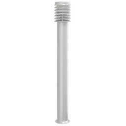 Berkfield Home Outdoor Floor Lamp Silver 110cm Stainless Steel - thumbnail 6