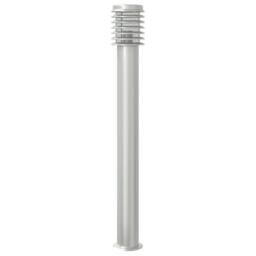 Berkfield Home Outdoor Floor Lamp Silver 110cm Stainless Steel - thumbnail 5
