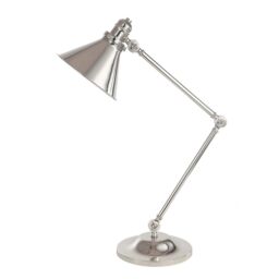 Loops Table Lamp- Highly Polished Nickel Finish- LED E27 60W Single Bulb - d02123 in Metallics - thumbnail 1