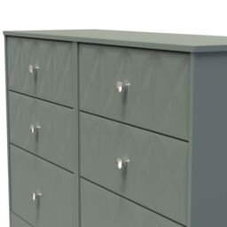 Ready Assembled 2 U Memphis 6 Drawer Bed Box (Ready Assembled) in Pale Green - Size: Large - thumbnail 4