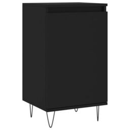Berkfield Home Sideboards 2 pcs Black 40x35x70 cm Engineered Wood in Brown - Size: 40 x 35 x 70 cm - thumbnail 5