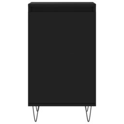 Berkfield Home Sideboards 2 pcs Black 40x35x70 cm Engineered Wood in Brown - Size: 40 x 35 x 70 cm - thumbnail 6