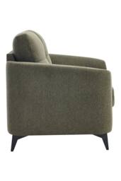 More4Homes Solna Modern Scandi Style Fabric Living Room Chair in Green - Size: 1 Seater - thumbnail 4