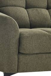 More4Homes Solna Modern Scandi Style Fabric Living Room Chair in Green - Size: 1 Seater - thumbnail 5