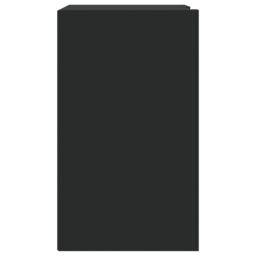 Berkfield Home Wall Cabinet Black 75x35x60 cm Engineered Wood - Size: 75 x 35 x 60 cm - thumbnail 5