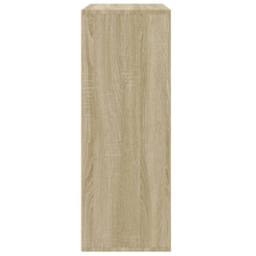 Berkfield Home Sideboard Sonoma Oak 60x31x84 cm Engineered Wood in Light Brown - Size: 60 x 31 x 84 cm - thumbnail 6