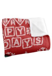Sesame Street Elmo Ugly Christmas Sweater Silky Touch Super Soft Throw Blanket 152 X 127 cm in White - thumbnail 3