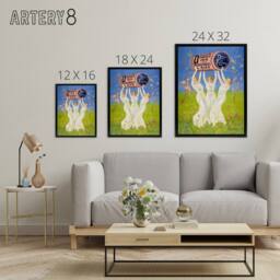 "Artery8 Pink Pills Pale People Vintage Ad Framed Canvas Wall Art Print Cappiello - Size: W12"" x H16""" - thumbnail 4