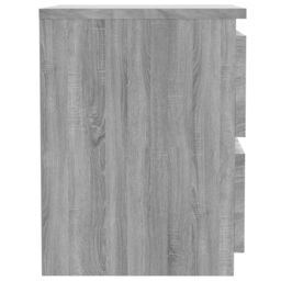 Berkfield Home Bedside Cabinet Grey Sonoma 30x30x40 cm Engineered Wood - Size: 30 x 30 x 40 cm - thumbnail 4