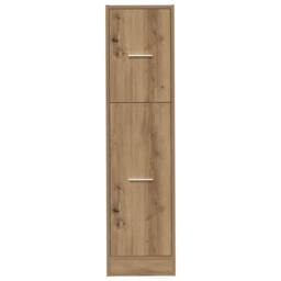 Berkfield Home Apothecary Cabinet Artisian Oak 30x41x118 cm Engineered Wood in Brown - Size: 30 x 41 x 118 cm - thumbnail 5