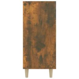 Berkfield Home Sideboard Smoked Oak 90x34x80 cm Engineered Wood in Brown - Size: 90 x 34 x 80 cm - thumbnail 5